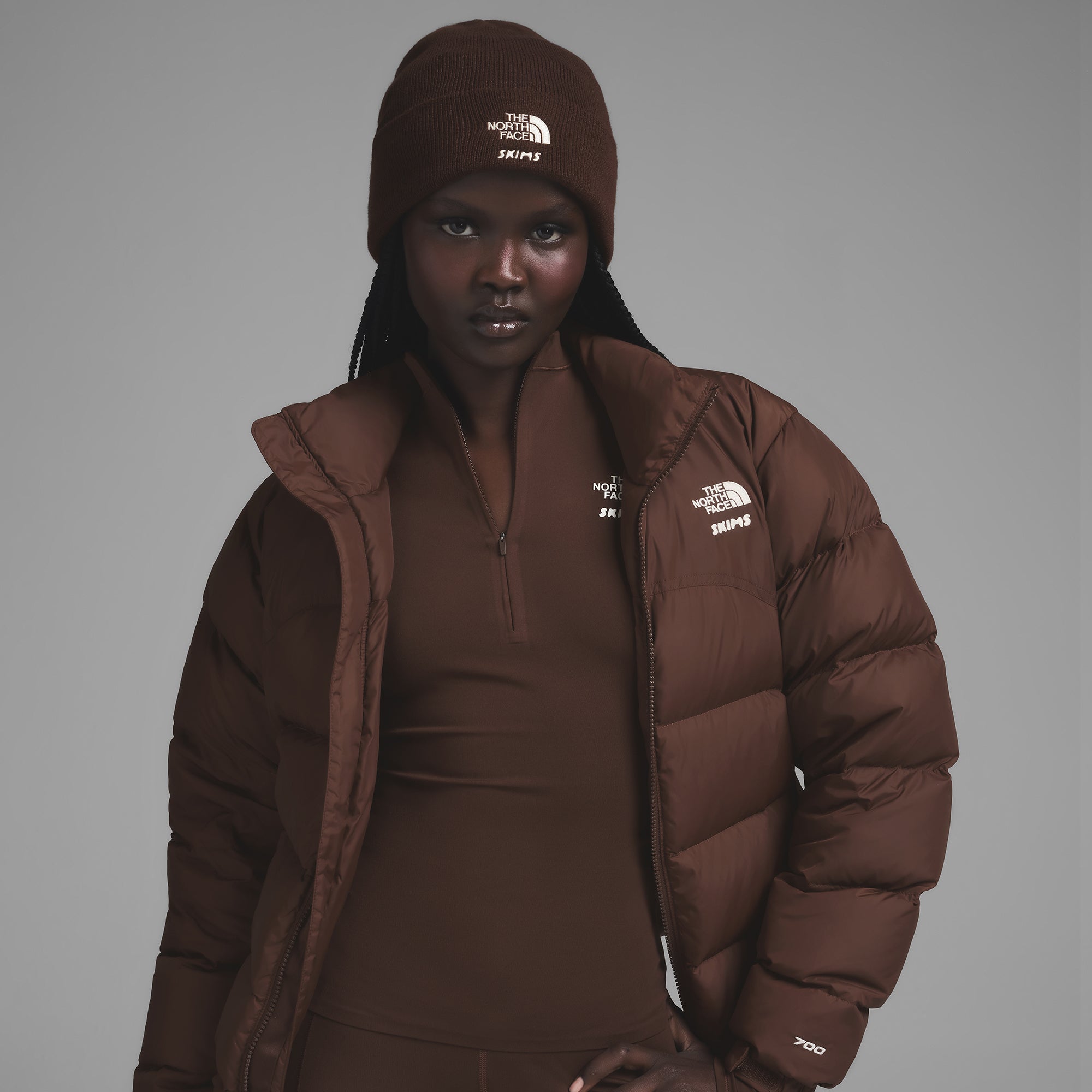 THE NORTH FACE X SKIMS BEANIE | COCOA