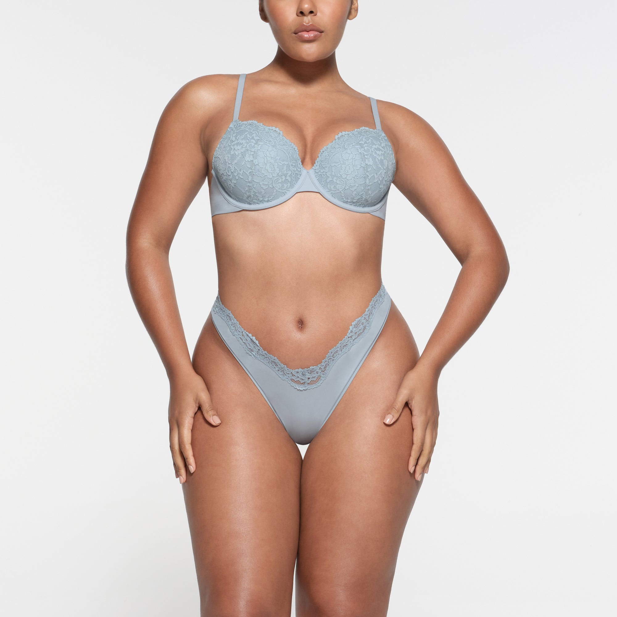FITS EVERYBODY LACE T-SHIRT BRA | DENIM