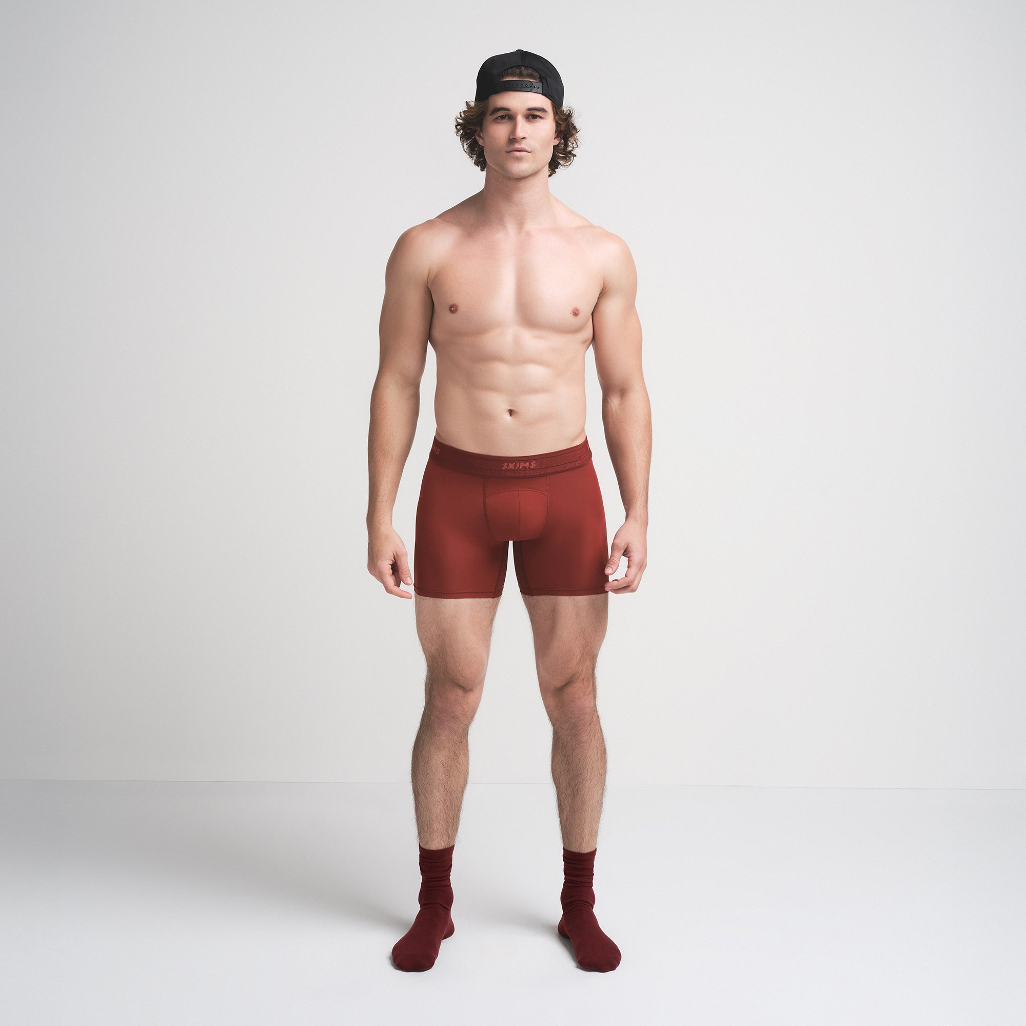 SKIMS SPORT MENS 5" BOXER BRIEF 3-PACK | SANGRIA MULTI