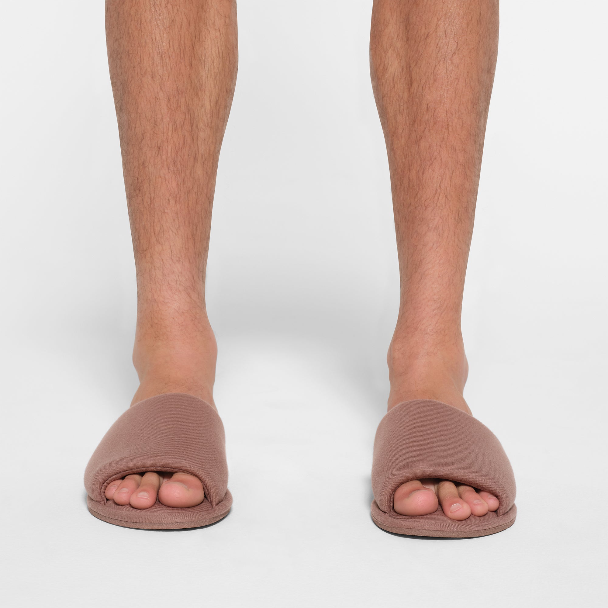 MENS COTTON SLIPPER | UMBER