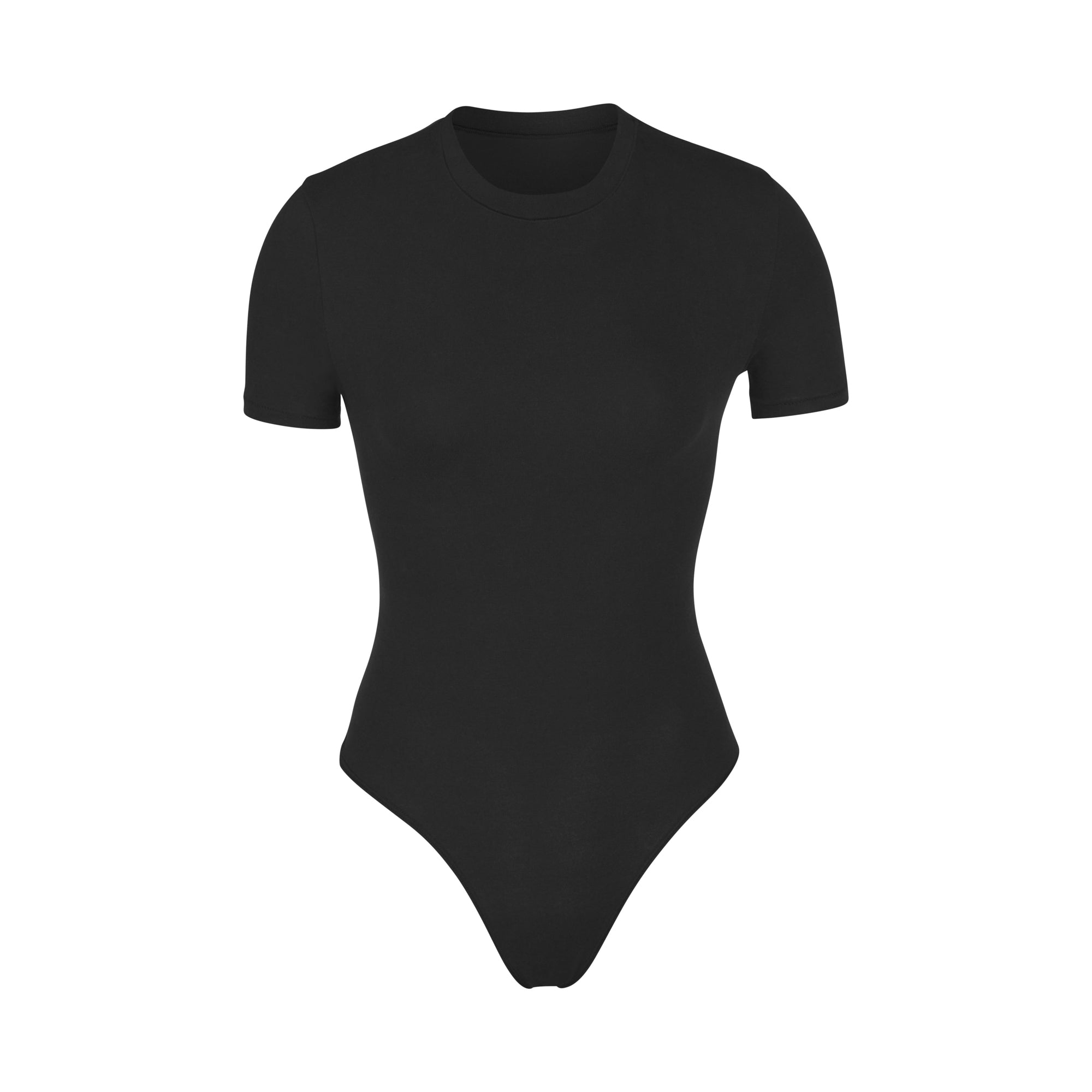 COTTON JERSEY T-SHIRT BODYSUIT | SOOT