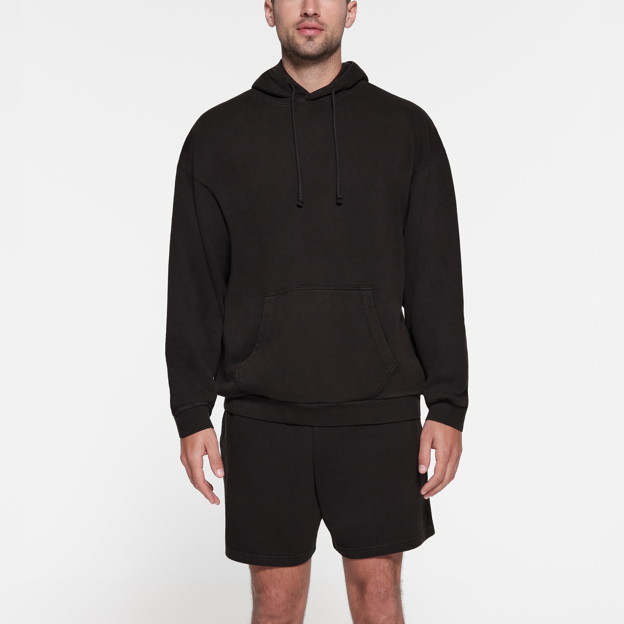 TERRY MENS RELAXED HOODIE | WASHED OBSIDIAN