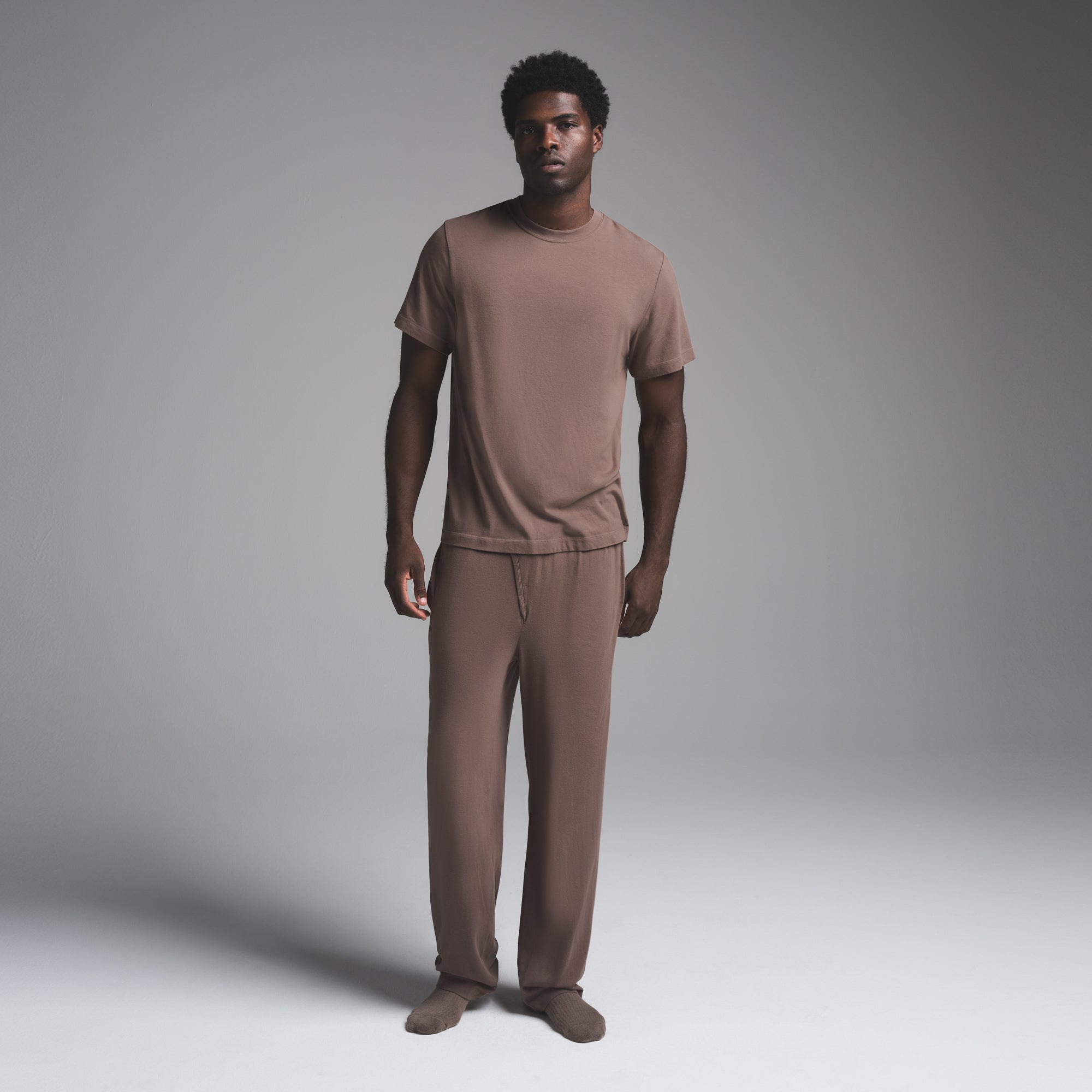 JERSEY SLEEP MENS T-SHIRT | UMBER