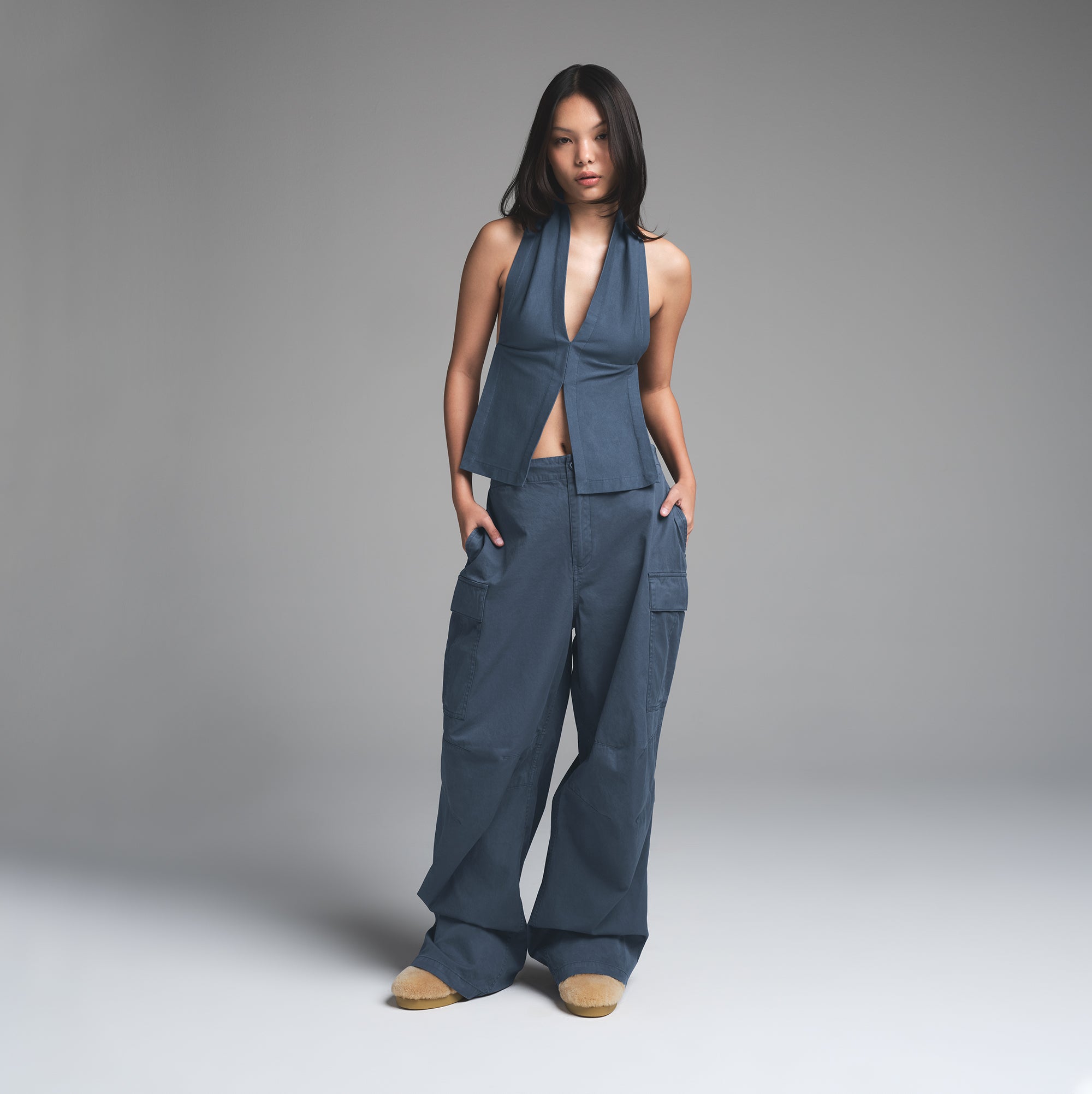 OUTDOOR WOVEN CARGO PANT | INDIGO